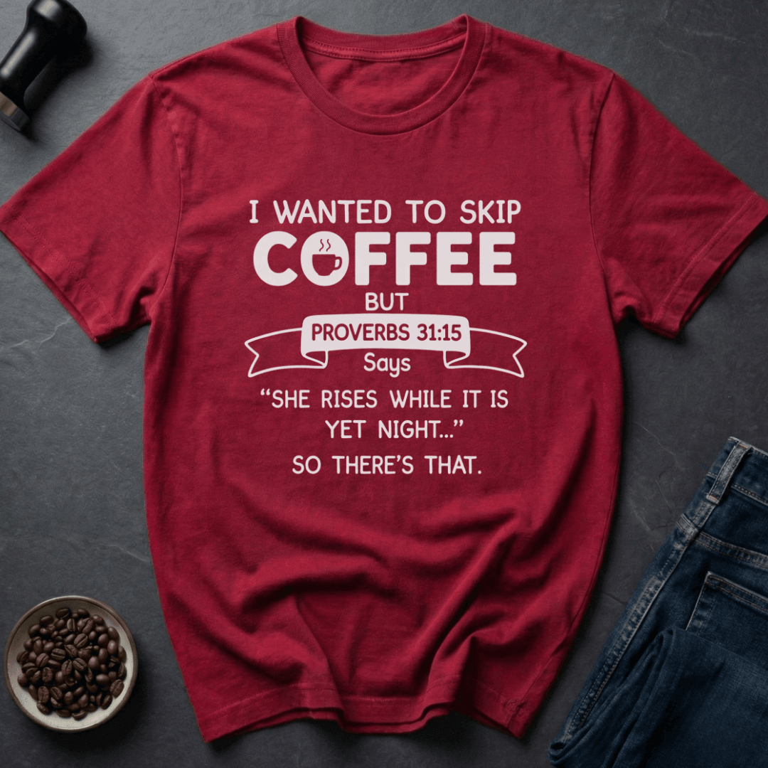 Coffee graphic Faith Coffee T-Shirt in Charcoal / S by Caffeine Dept