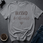Coffee graphic Faith Fuel T-Shirt in Sport Grey / S by Caffeine Dept