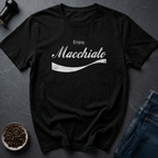 Coffee graphic Fancy Splash T-Shirt in Black / S by Caffeine Dept