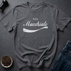 Coffee graphic Fancy Splash T-Shirt in Charcoal / S by Caffeine Dept