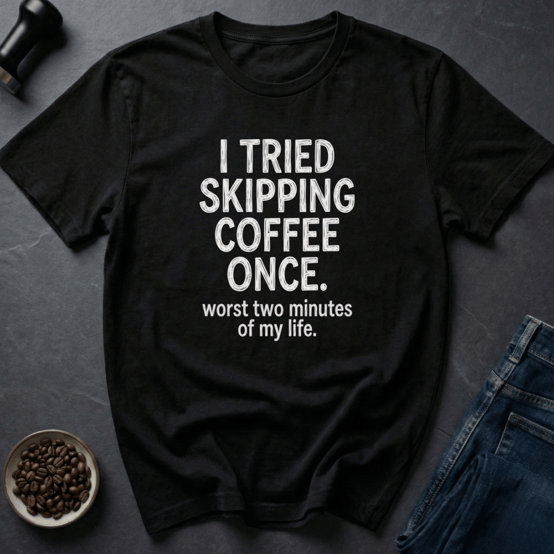 Coffee graphic Fastest Failure T-Shirt in Black / S by Caffeine Dept