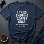 Coffee graphic Fastest Failure T-Shirt in Navy / S by Caffeine Dept