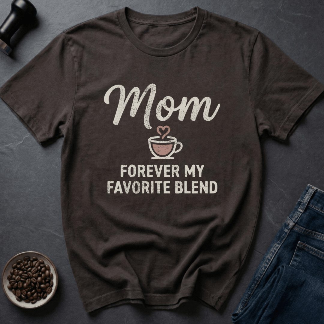 Coffee graphic Favorite Blend T-Shirt in Charcoal / S by Caffeine Dept