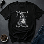 Coffee graphic Feral Coffee T-Shirt in Charcoal / S by Caffeine Dept