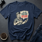 Coffee graphic Fix Chaos T-Shirt in Military Green / S by Caffeine Dept