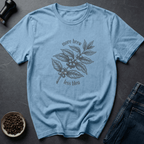 Coffee graphic Fix Your Mood T-Shirt in Sand / S by Caffeine Dept