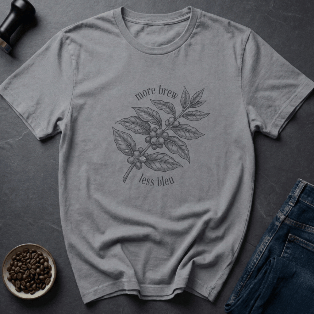 Coffee graphic Fix Your Mood T-Shirt in Sand / S by Caffeine Dept