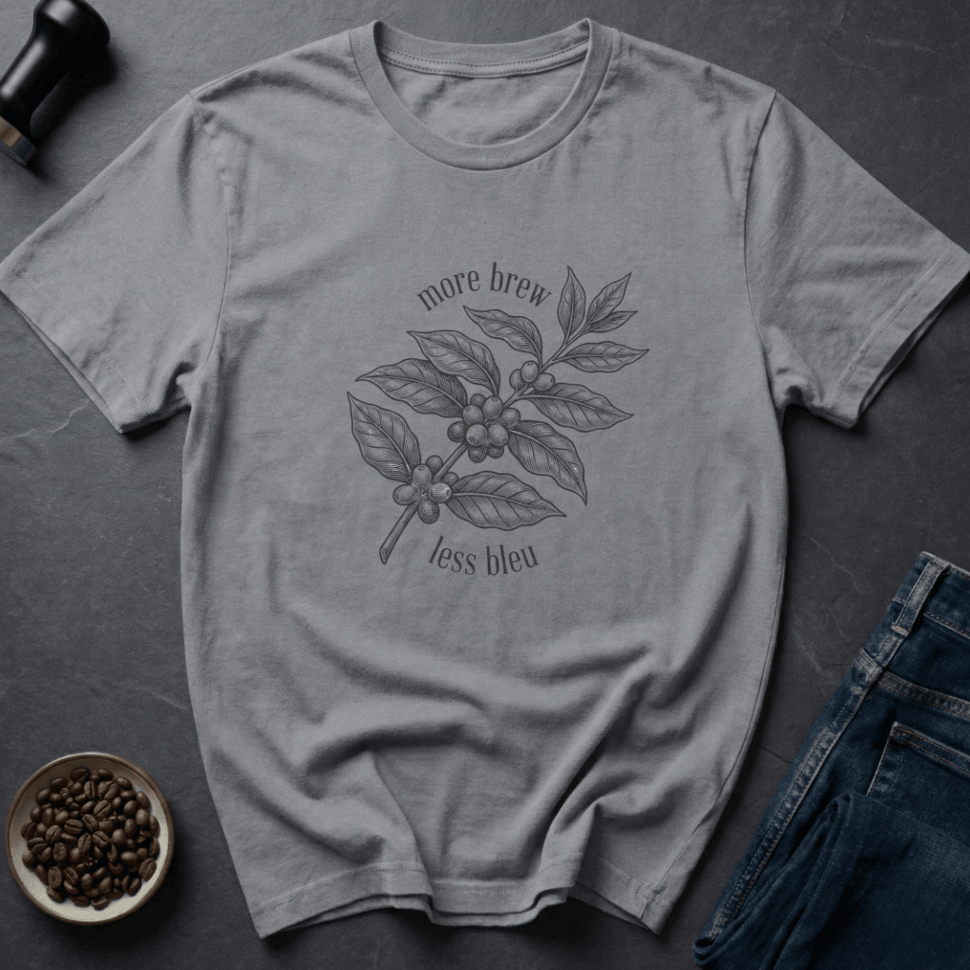 Coffee graphic Fix Your Mood T-Shirt in Sand / S by Caffeine Dept