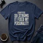 Coffee graphic Fixed Personality T-Shirt in Dark Chocolate / S by Caffeine Dept
