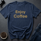 Coffee graphic Gold Bean T-Shirt in Navy / S by Caffeine Dept