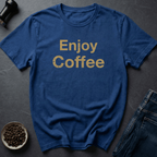 Coffee graphic Gold Bean T-Shirt in Royal / S by Caffeine Dept