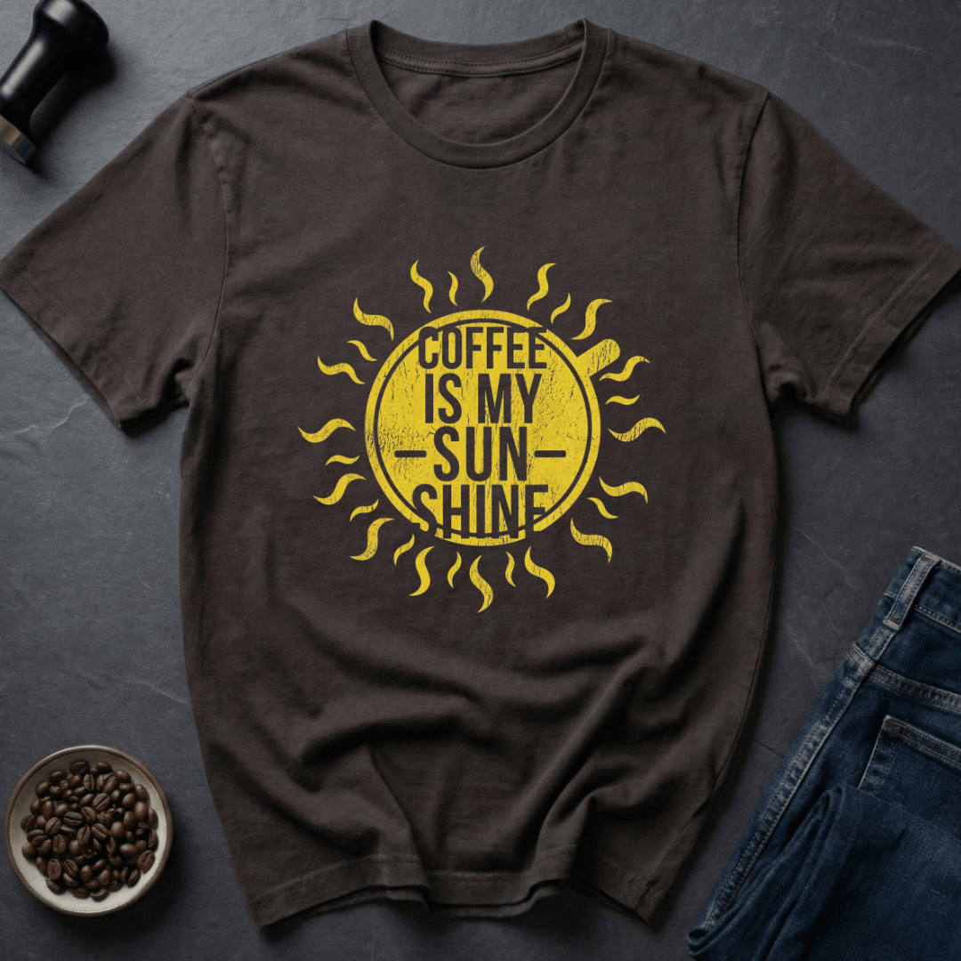 Coffee graphic Golden Roast T-Shirt in Dark Chocolate / S by Caffeine Dept
