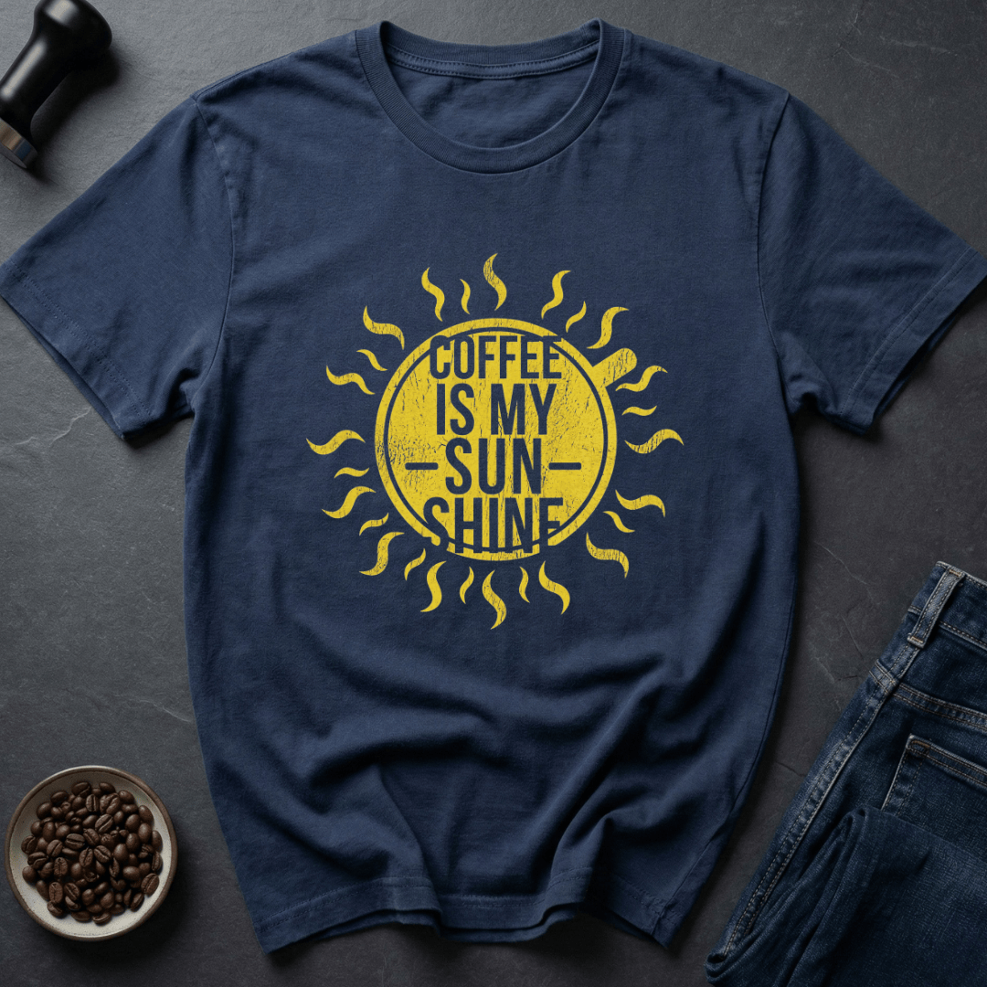 Coffee graphic Golden Roast T-Shirt in Navy / S by Caffeine Dept