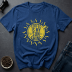 Coffee graphic Golden Roast T-Shirt in Royal / S by Caffeine Dept