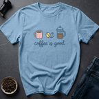 Coffee graphic Good Coffee T-Shirt in Sand / S by Caffeine Dept