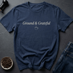 Coffee graphic Ground Grateful T-Shirt in Navy / S by Caffeine Dept