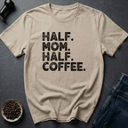 Coffee graphic Half Mom Coffee T-Shirt in Royal / S by Caffeine Dept