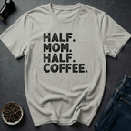 Coffee graphic Half Mom Coffee T-Shirt in Royal / S by Caffeine Dept