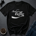 Coffee graphic Iced Coffee T-Shirt in Black / S by Caffeine Dept
