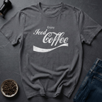 Coffee graphic Iced Coffee T-Shirt in Charcoal / S by Caffeine Dept