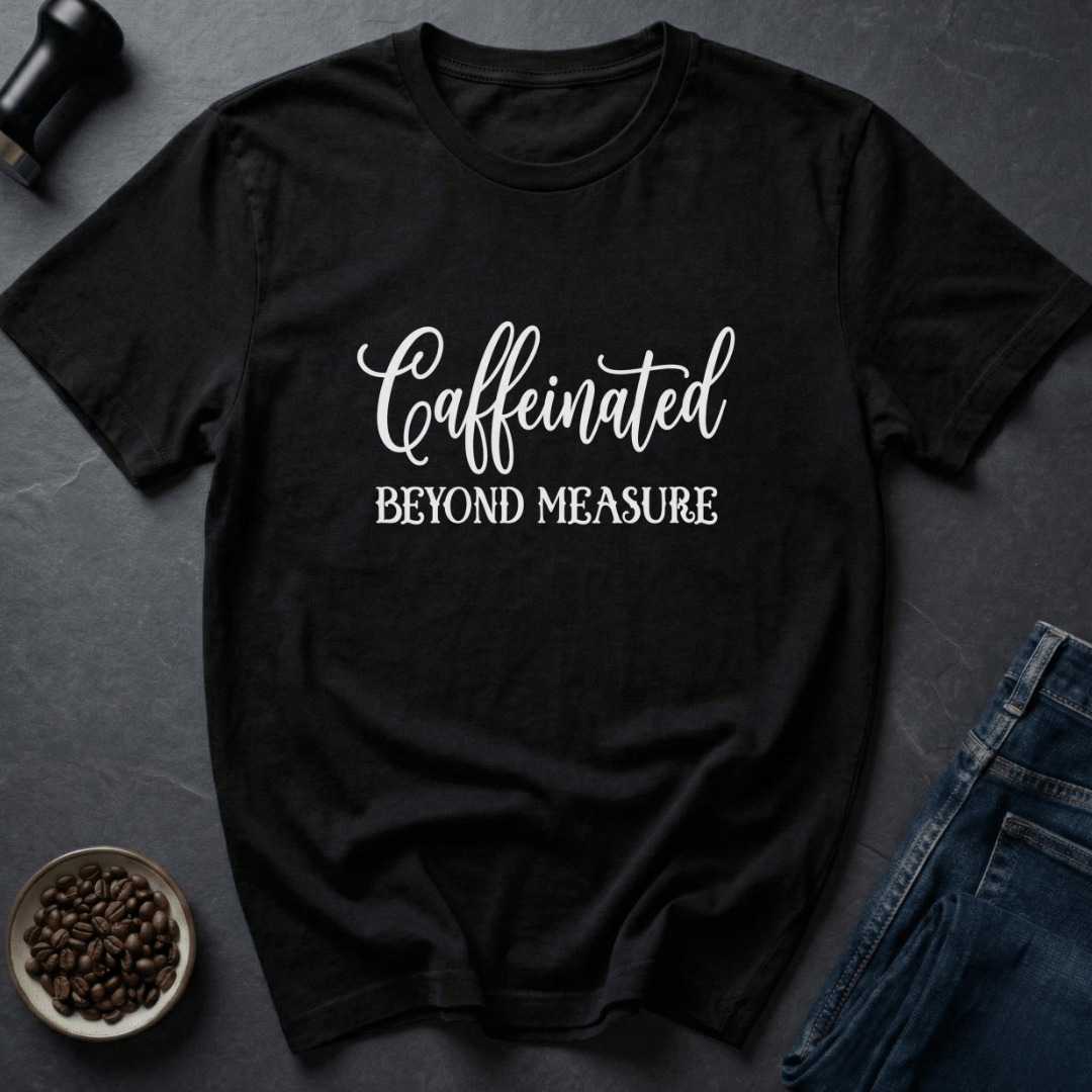 Coffee graphic Infinite Espresso T-Shirt in Black / S by Caffeine Dept