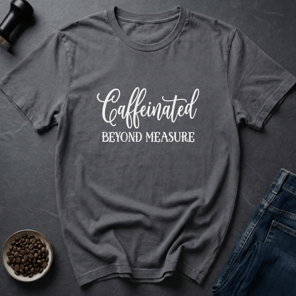 Coffee graphic Infinite Espresso T-Shirt in Charcoal / S by Caffeine Dept