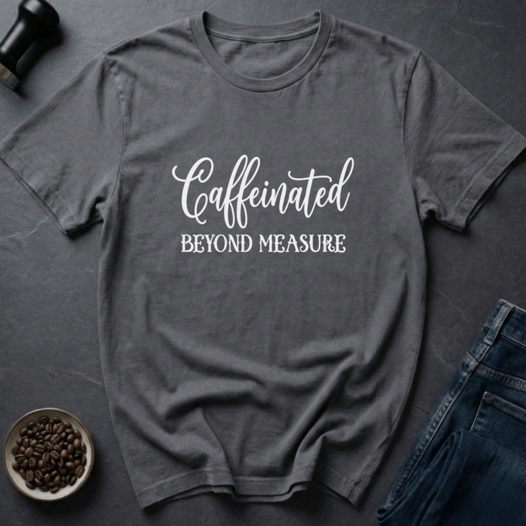 Coffee graphic Infinite Espresso T-Shirt in Charcoal / S by Caffeine Dept