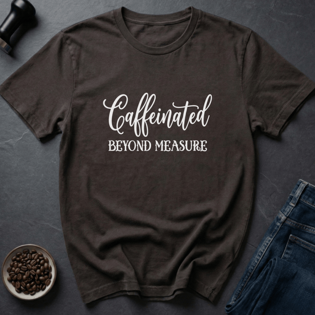Coffee graphic Infinite Espresso T-Shirt in Dark Chocolate / S by Caffeine Dept
