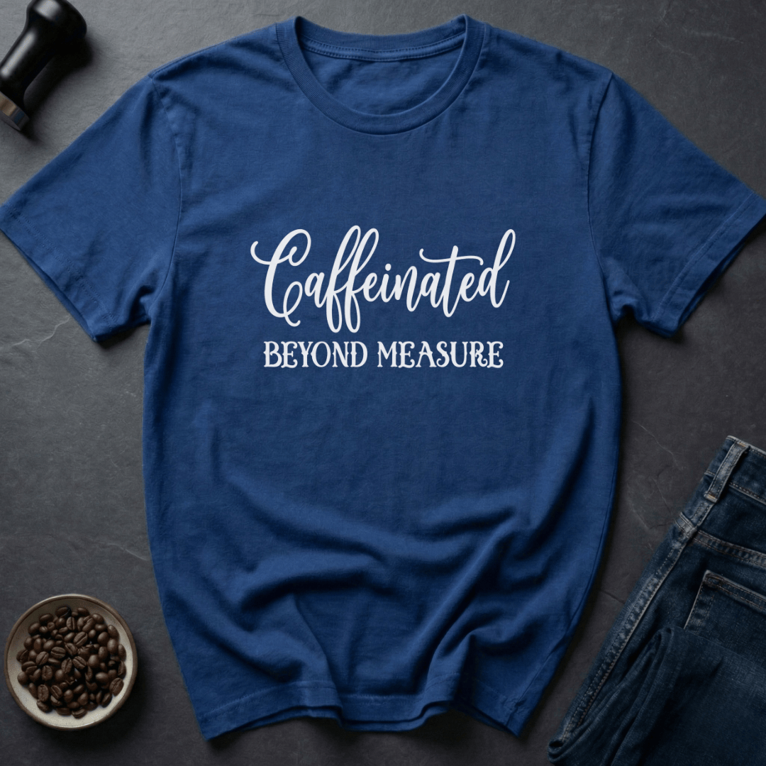 Coffee graphic Infinite Espresso T-Shirt in Royal / S by Caffeine Dept