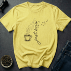 Coffee graphic Just Beans T-Shirt in Cornsilk / S by Caffeine Dept