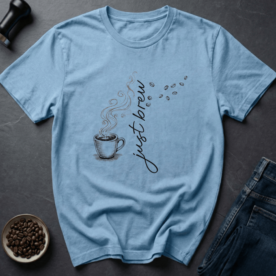 Coffee graphic Just Beans T-Shirt in Cornsilk / S by Caffeine Dept