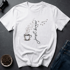 Coffee graphic Just Beans T-Shirt in Cornsilk / S by Caffeine Dept