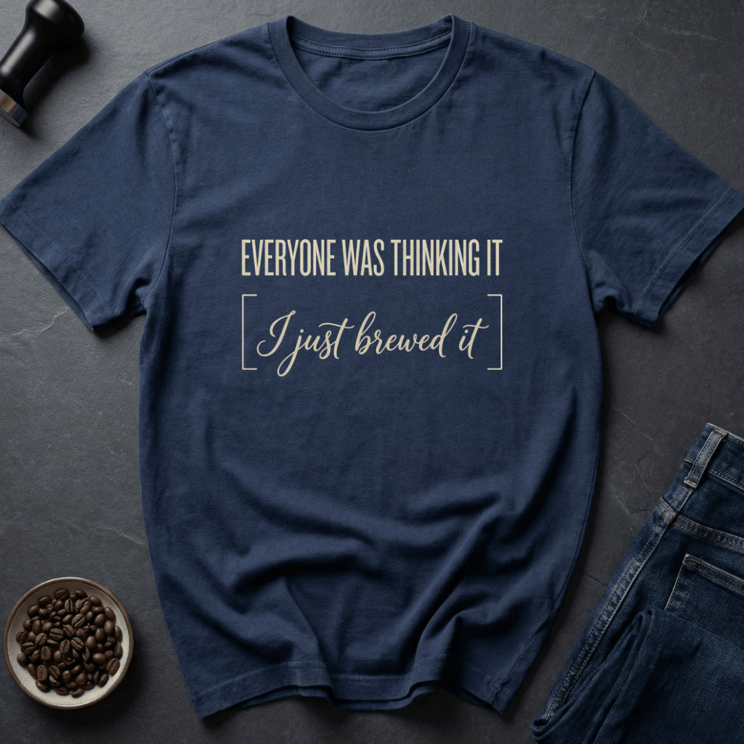 Coffee graphic Just Brewed T-Shirt in Dark Chocolate / S by Caffeine Dept