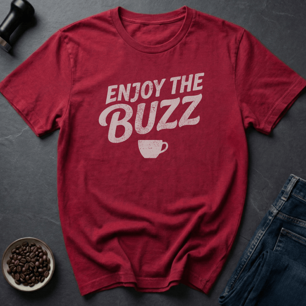 Coffee graphic Legal Buzz T-Shirt in Heather Red / S by Caffeine Dept