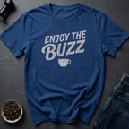 Coffee graphic Legal Buzz T-Shirt in Royal / S by Caffeine Dept
