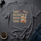 Coffee graphic Lit Coffee T-Shirt in Royal / S by Caffeine Dept