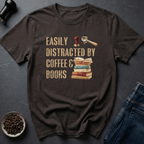 Coffee graphic Lit Coffee T-Shirt in Royal / S by Caffeine Dept