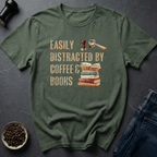 Coffee graphic Lit Coffee T-Shirt in Royal / S by Caffeine Dept