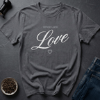 Coffee graphic Love Pun T-Shirt in Charcoal / S by Caffeine Dept