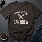 Coffee graphic Mama Barista T-Shirt in Dark Chocolate / S by Caffeine Dept