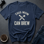 Coffee graphic Mama Barista T-Shirt in Navy / S by Caffeine Dept