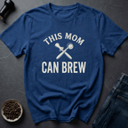 Coffee graphic Mama Barista T-Shirt in Royal / S by Caffeine Dept