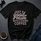 Coffee graphic Mama Fuel T-Shirt in Black / S by Caffeine Dept