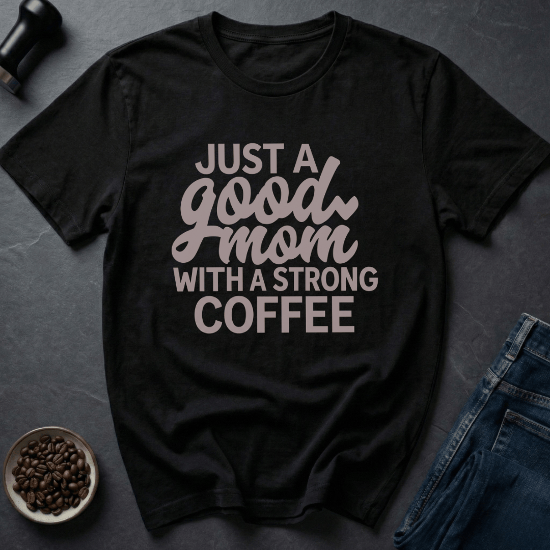 Coffee graphic Mama Fuel T-Shirt in Black / S by Caffeine Dept