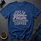 Coffee graphic Mama Fuel T-Shirt in Royal / S by Caffeine Dept