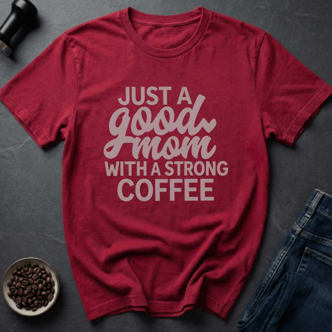 Coffee graphic Mama Fuel T-Shirt in Heather Red / S by Caffeine Dept