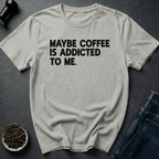 Coffee graphic Maybe Coffee... T-Shirt in Royal / S by Caffeine Dept