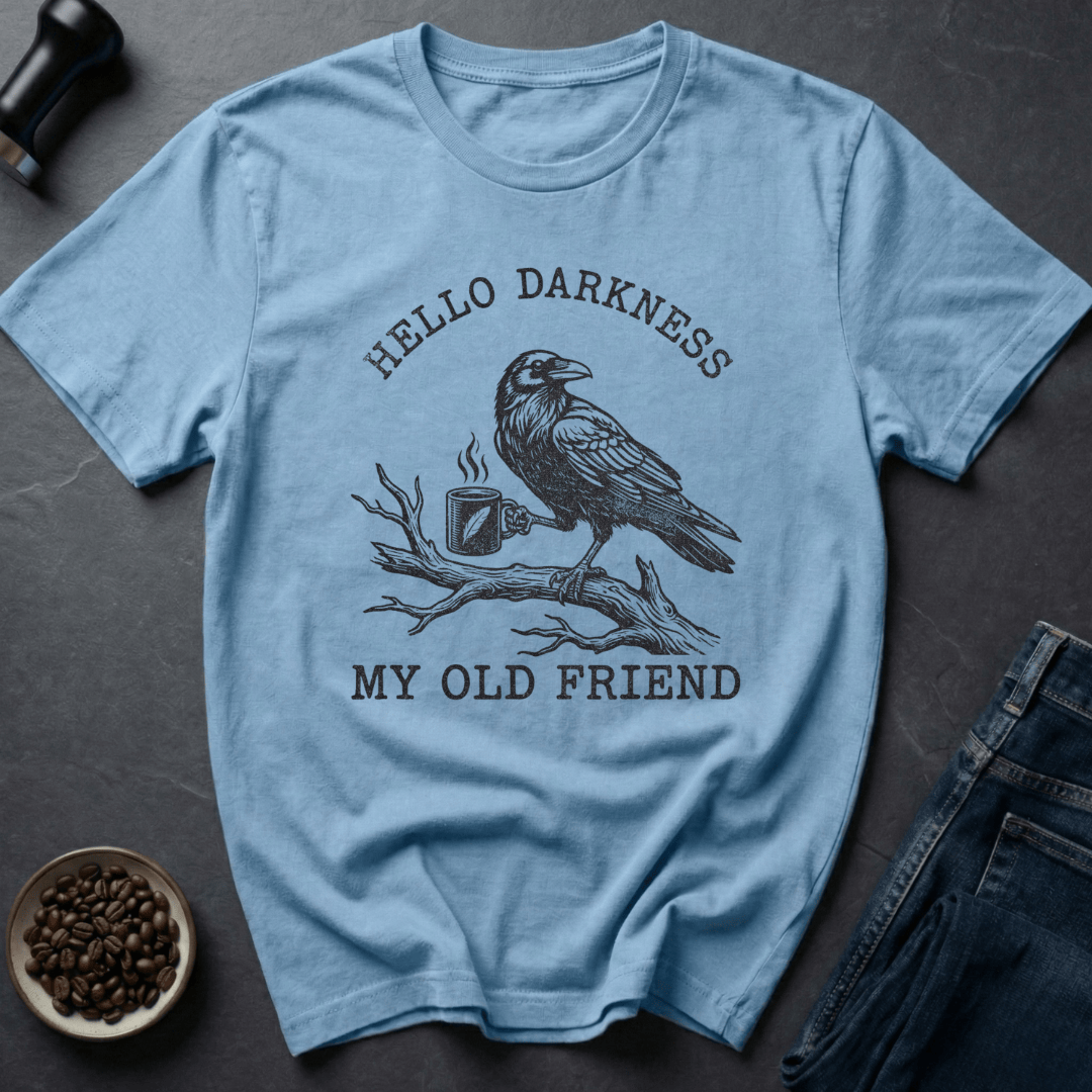 Coffee graphic Midnight Brew T-Shirt in Ice Grey / S by Caffeine Dept