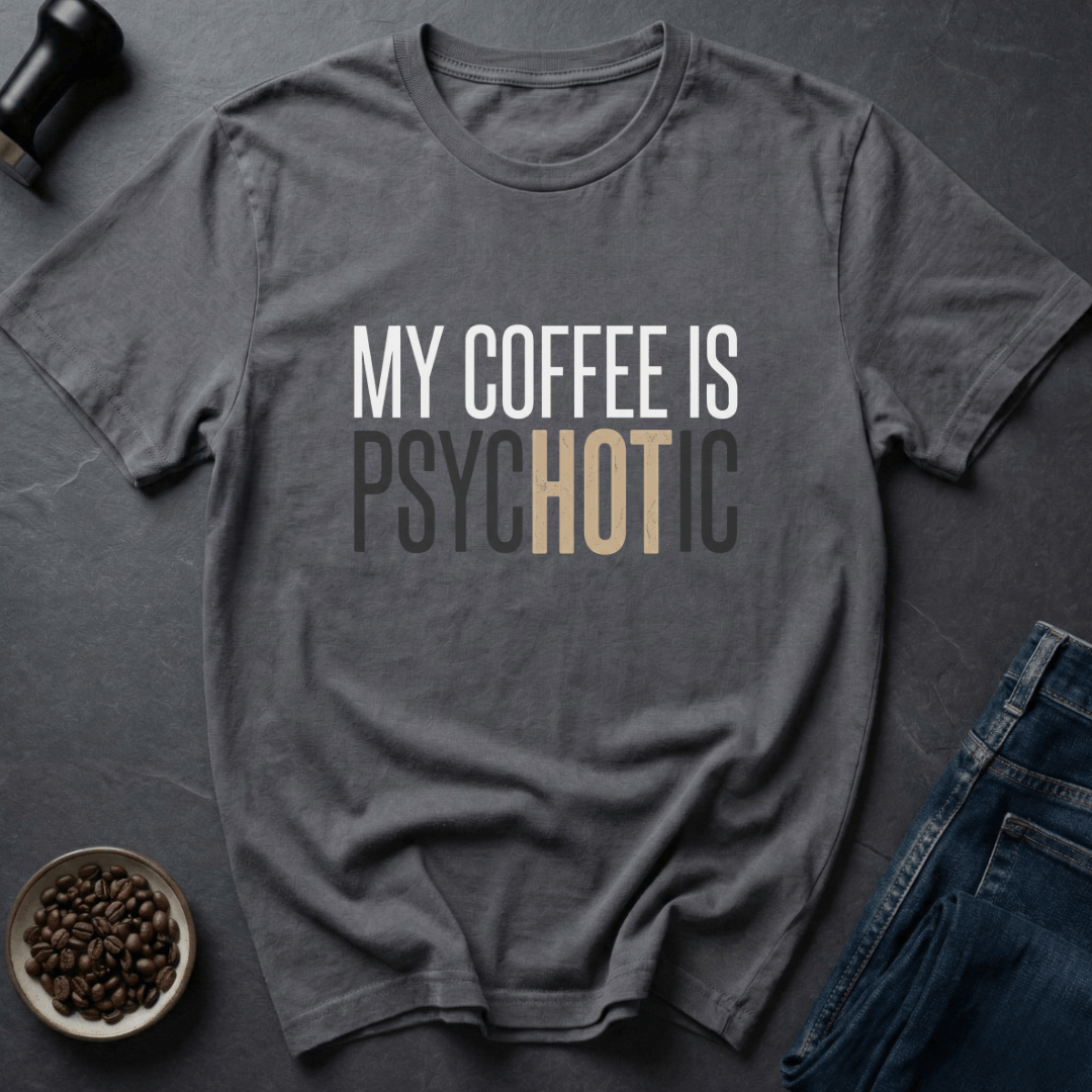 Coffee graphic Mind Reader T-Shirt in Charcoal / S by Caffeine Dept