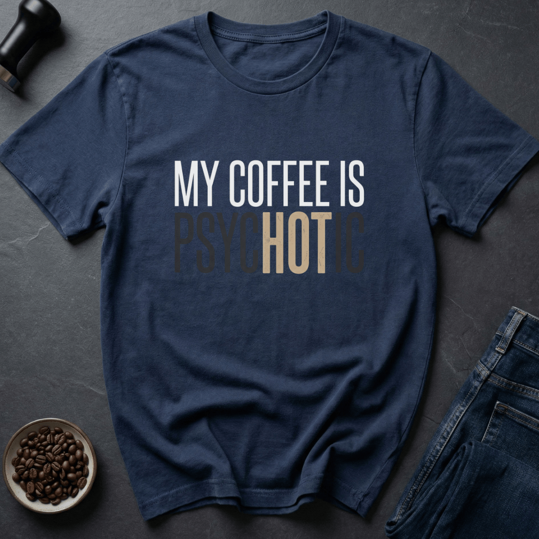 Coffee graphic Mind Reader T-Shirt in Navy / S by Caffeine Dept